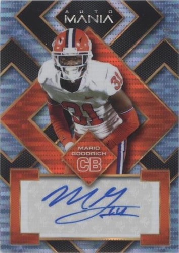2022 Wild Card Auto Mania Mario Goodrich #AM-SQ93