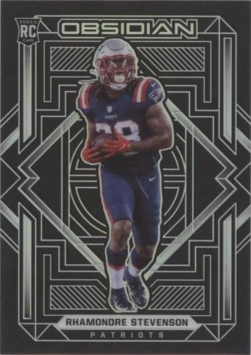 2021 Panini Obsidian Rhamondre Stevenson #136