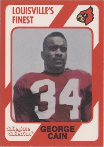 1989 Collegiate Collection Louisville Cardinals Louisville's Finest George Cain #163