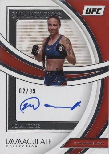 2022 Immaculate Collection UFC Shadowbox Signatures #SSNNS Nina