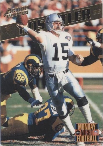1995 Action Packed Monday Night Football Jeff Hostetler #37