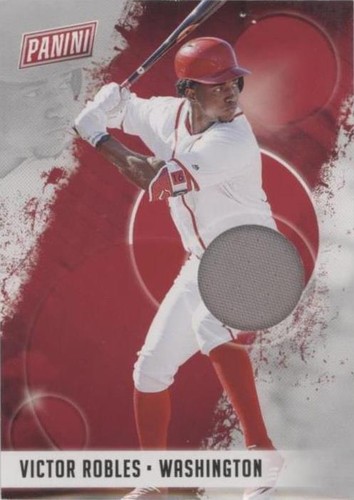 Victor Robles 2019年直書き直筆サインカード　世界に1枚限定 Victor Robles 2019 Panini Prizm AUTOGRAPHED 2nd Year Card