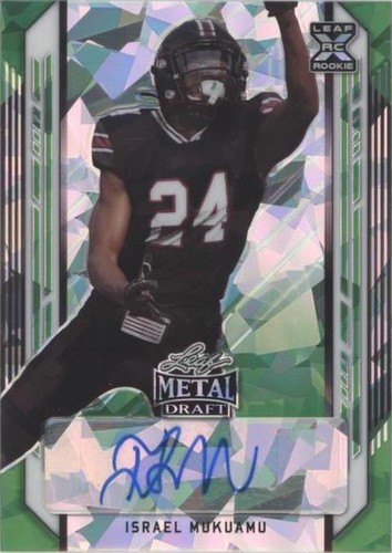2021 Leaf Metal Draft Israel Mukuamu #BA-IM1