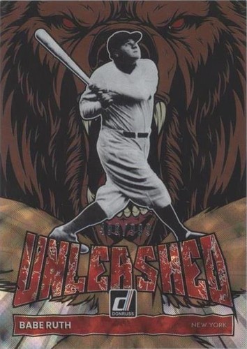 2022 Panini Donruss Unleashed Insert Babe Ruth #524/999 (UL