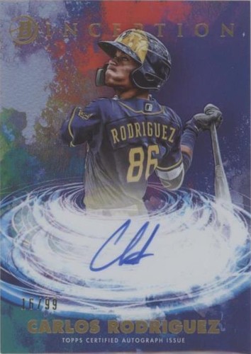 2021 Bowman Inception - Carlos Rodriguez #PPA-CR