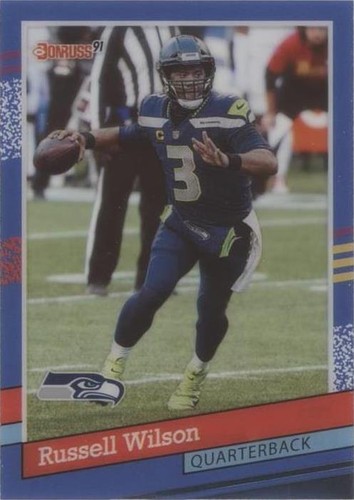2021 Panini Clearly Donruss Russell Wilson #91-7