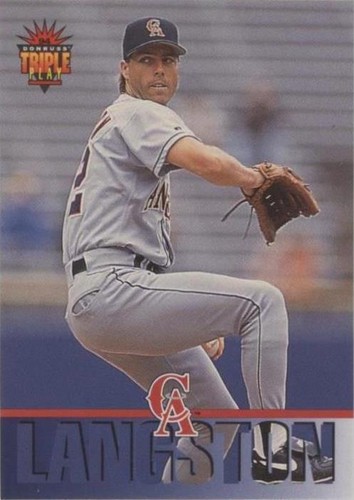1994 Donruss Triple Play - Mark Langston #17