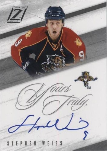 2010-11 Zenith - Stephen Weiss #SW