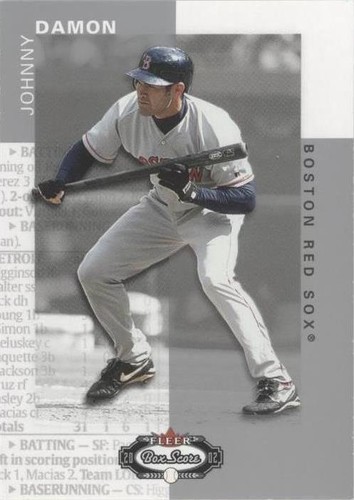 2002 Fleer Box Score - Johnny Damon #75
