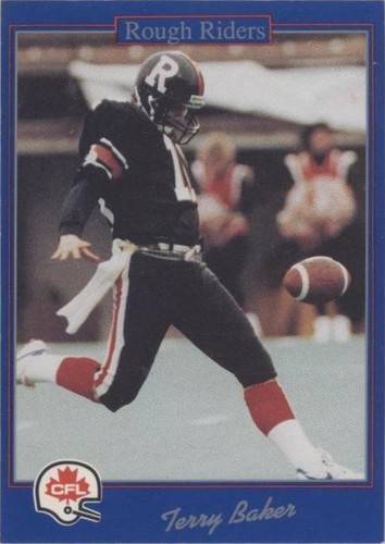 1991 Jogo CFL Terry Baker #33