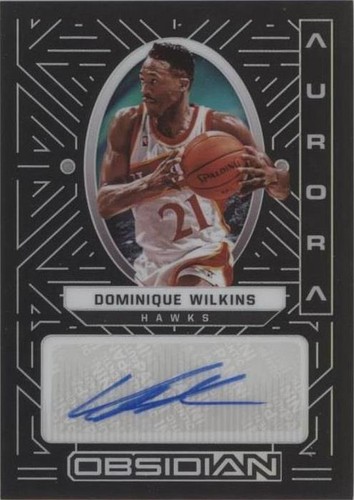 2021-22 Panini Obsidian - Dominique Wilkins #AUR-DWL