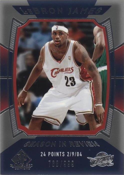 2004-05 SP Game Used - LeBron James #140