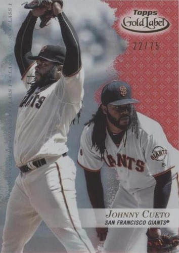 2017 Topps Gold Label - Johnny Cueto #64