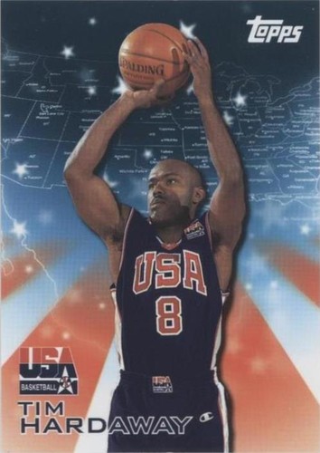 Vintage Champion 1996 Team USA Tim Hardaway #6 Jersey Youth