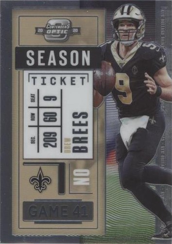 2020 Panini Contenders Optic Drew Brees #41