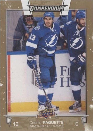 2017-18 Upper Deck Compendium - Cedric Paquette #229