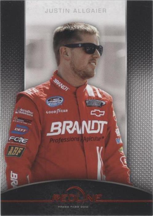 2012 Press Pass Redline - Justin Allgaier #39