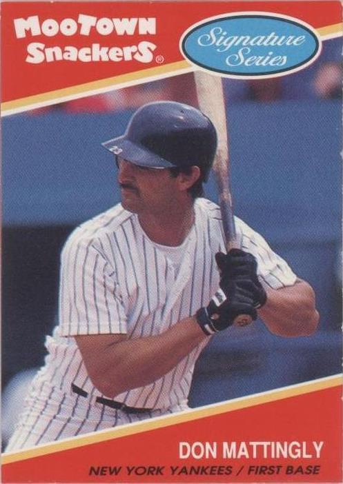 1991 Mootown Snackers Signature Series - Don Mattingly #15