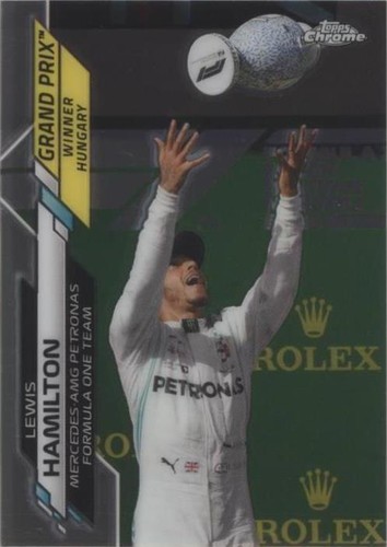 2020 Topps Chrome Formula 1 Grand Prix Winners Lewis