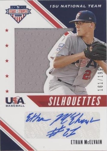 2020 Panini USA Baseball Stars & Stripes - Ethan Mcelvain #USJ-EM