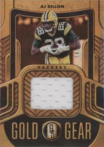 2022 Panini Gold Standard A. J. Dillon #GG-AJD