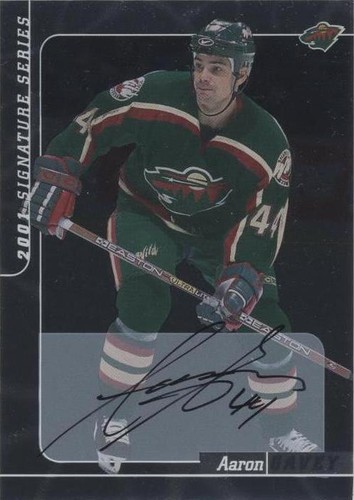 2000-01 In the Game Be A Player Signature Series - Aaron Gavey #185