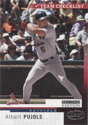 2004 Leaf Second Edition - Albert Pujols #299