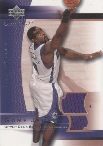 2003-04 Upper Deck Sweet Shot - Chris Webber #CW-J