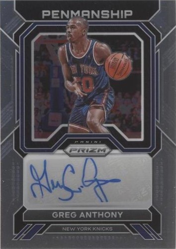 2022-23 Panini Prizm - Greg Anthony #PNM-GAN