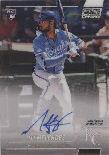 10) MJ MELENDEZ RC 2022 Topps Chrome w/ Purple Refractor