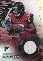 2015 Topps Platinum Justin Hardy #PRR-JHD