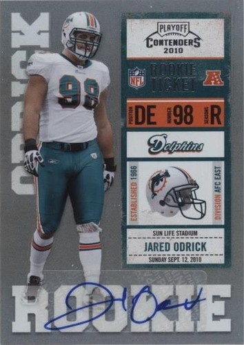 2010 Playoff Contenders Jared Odrick #143