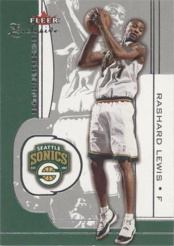 2001-02 Fleer Exclusive - Rashard Lewis #15
