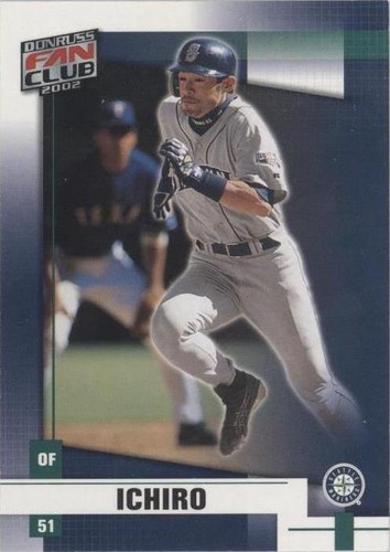 TOPPS DONRUSS Baseball MLB Ichiro イチロー① 1997 Ichiro 96 Leaders .422 O.B.PCT Blue Wave | eBay