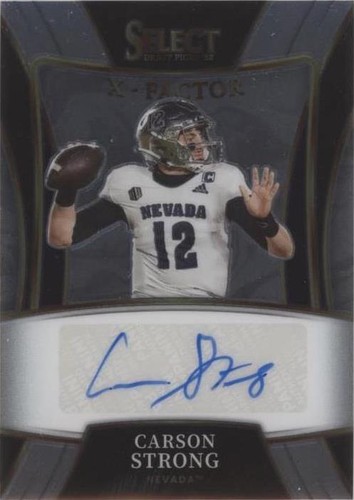 2022 Panini Select Draft Picks Carson Strong #X-CST