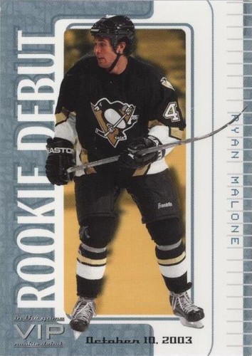2003-04 In the Game VIP Rookie Debut - Ryan Malone #34