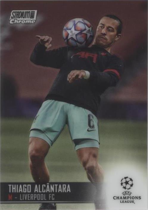 2020-21 Topps Stadium Club Chrome UCL Thiago Alcântara #88