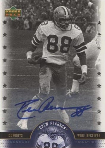 2005 Upper Deck NFL Legends Drew Pearson #LS-DR
