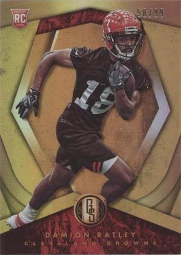 2018 Panini Gold Standard Damion Ratley #190
