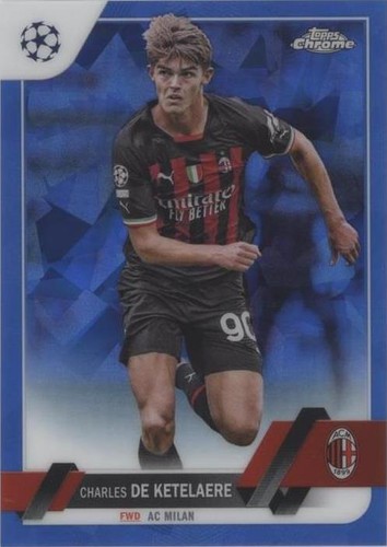 2022-23 Topps Chrome Sapphire Edition UEFA Club Competitions Charles De Ketelaere #90