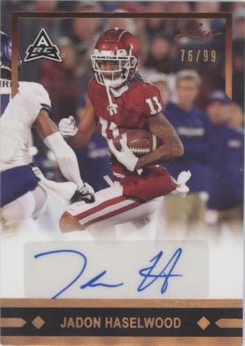 2021 Leaf Memories Jadon Haselwood #GLR-JH1