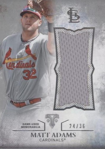 2015 Topps Triple Threads - Matt Adams #UJR-MAD