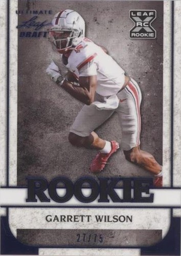 2022 Leaf Ultimate Draft Rookies Garrett Wilson #12
