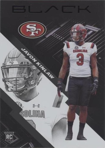 2020 Panini Black Javon Kinlaw #153