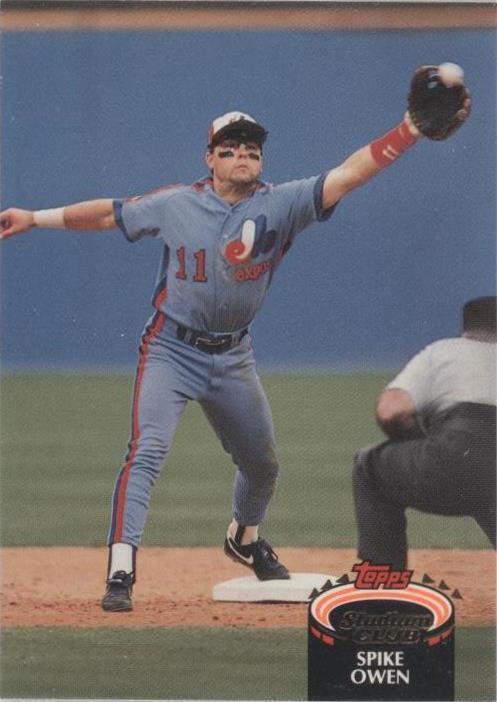 Topps Stadium Club 1992 - Spike Owen #221