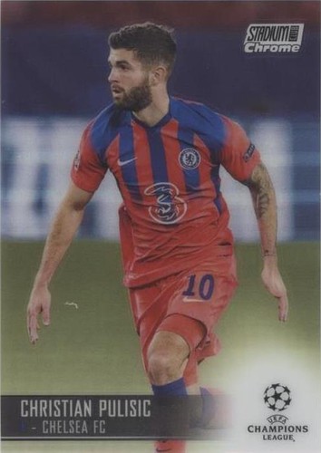 2020-21 Topps Stadium Club Chrome UCL Christian Pulisic #50