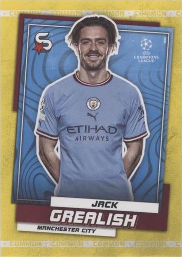 2022-23 Topps UEFA Club Competitions Superstars Jack Grealish #6