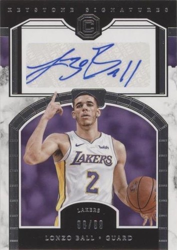 2017-18 Panini Cornerstones - Lonzo Ball #KS-LBL