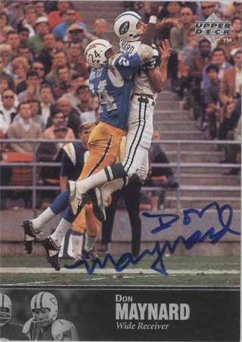 1997 Upper Deck NFL Legends Don Maynard #AL-49