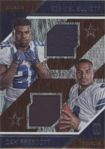2016 Panini Unparalleled Dak Prescott Ezekiel Elliott #RDM-EP